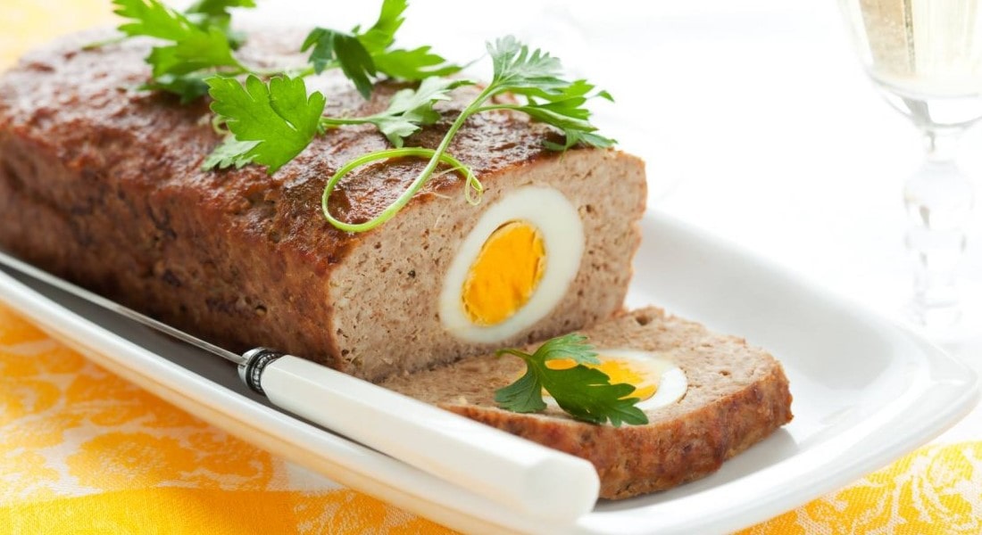 Мясной рулет с яйцом Мясной рулет с яйцом
