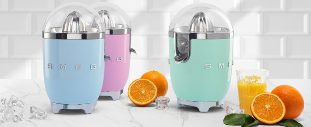 Соковыжималки для цитрусовых от Smeg Соковыжималки для цитрусовых от Smeg
