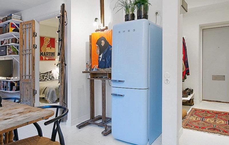 Голубые холодильники Smeg Голубые холодильники Smeg