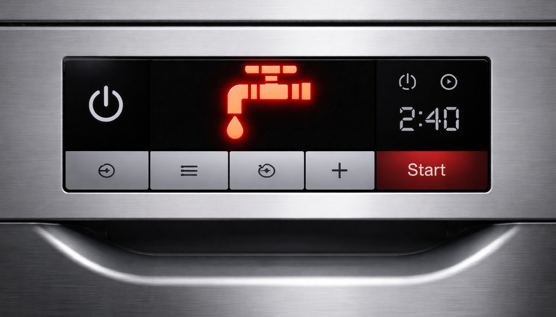 Ошибка посудомоечной машины Bosch «Горит краник