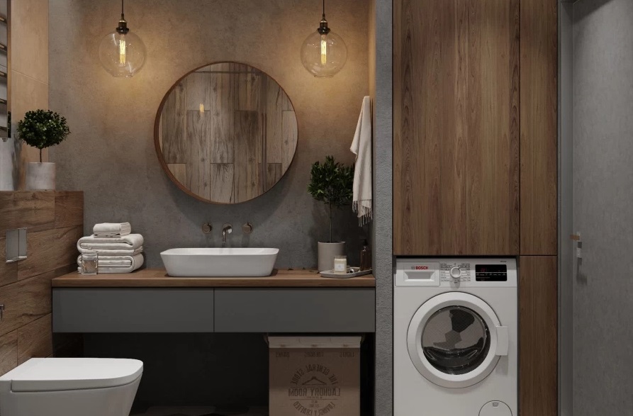 Как установить стиральную машину в ванной Как установить стиральную машину в ванной