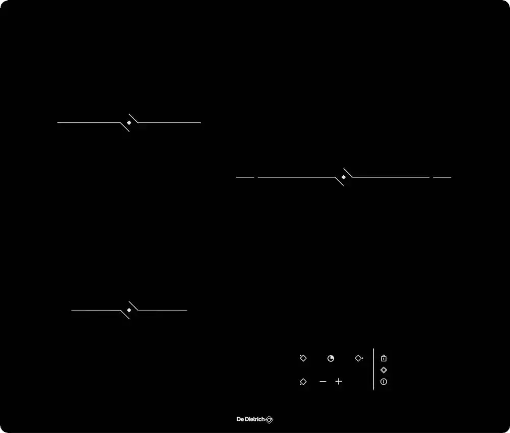 Электрические 3-х конфорочные варочные панели De Dietrich Электрические 3-х конфорочные варочные панели De Dietrich