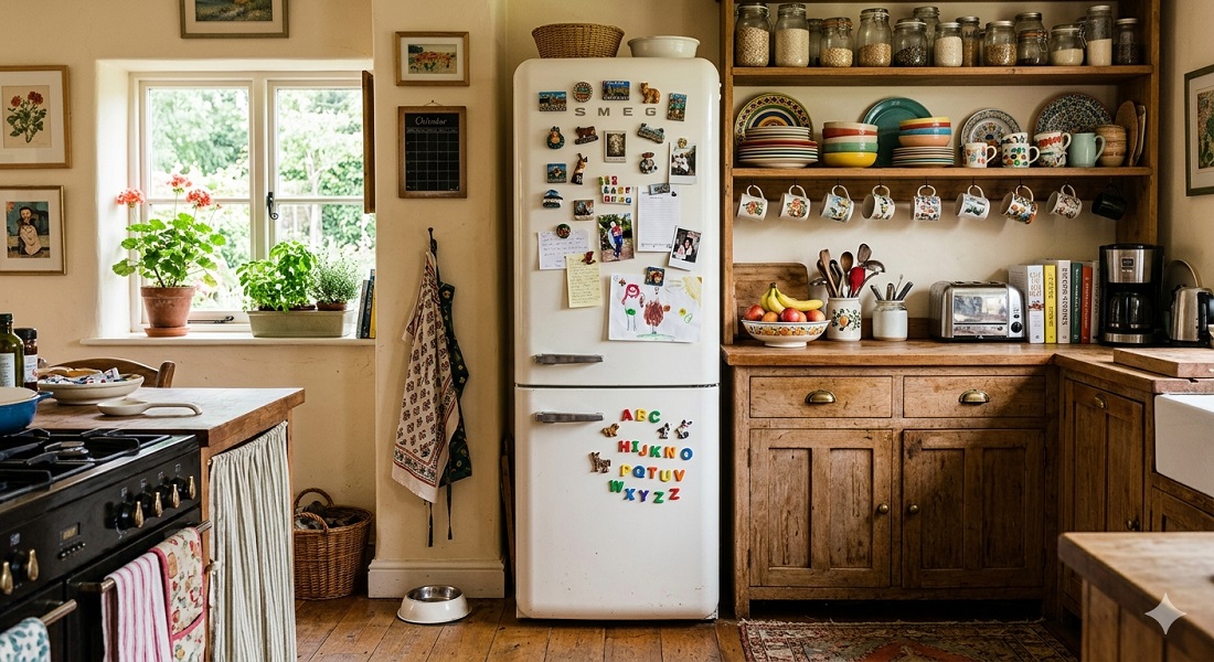 Холодильник в интерьере