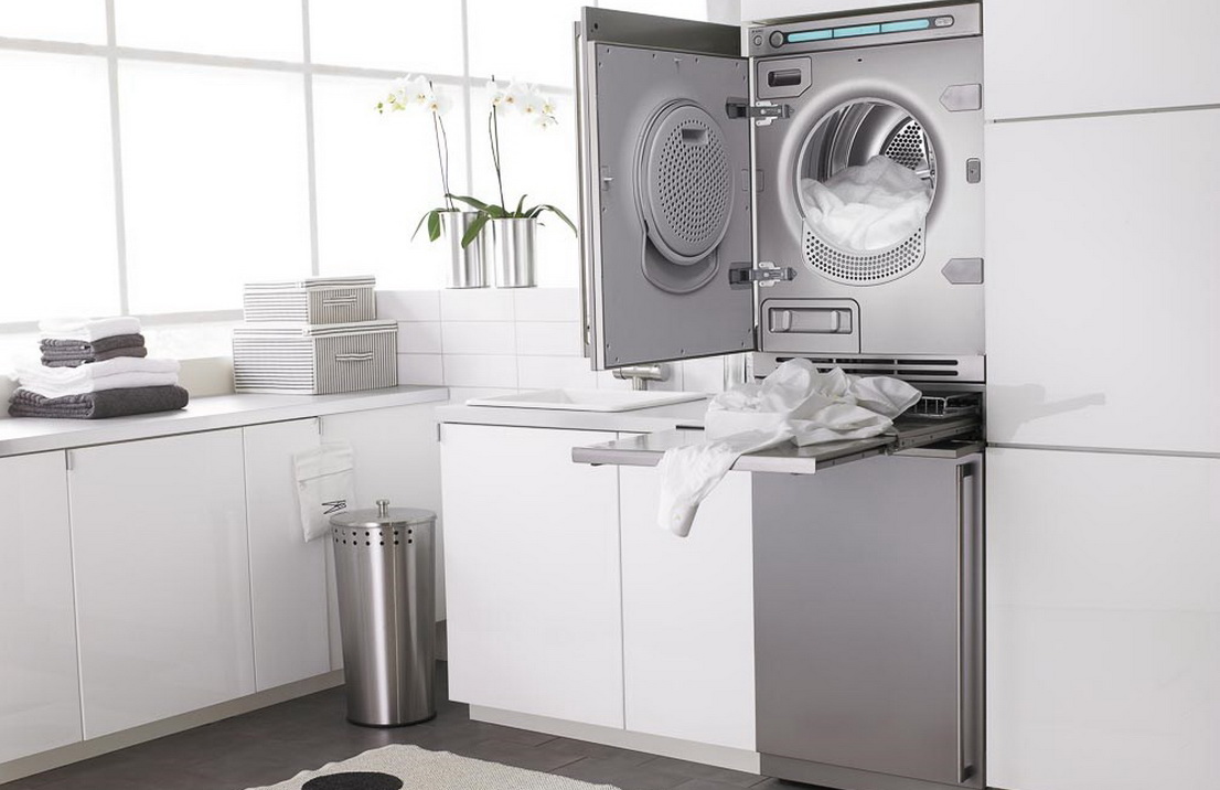 Встроенные стирально-сушильные машины Встроенные стирально-сушильные машины