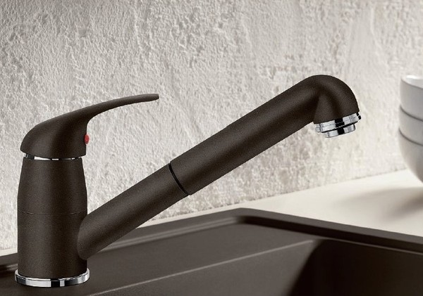 Черные гранитные смесители для кухни Черные гранитные смесители для кухни