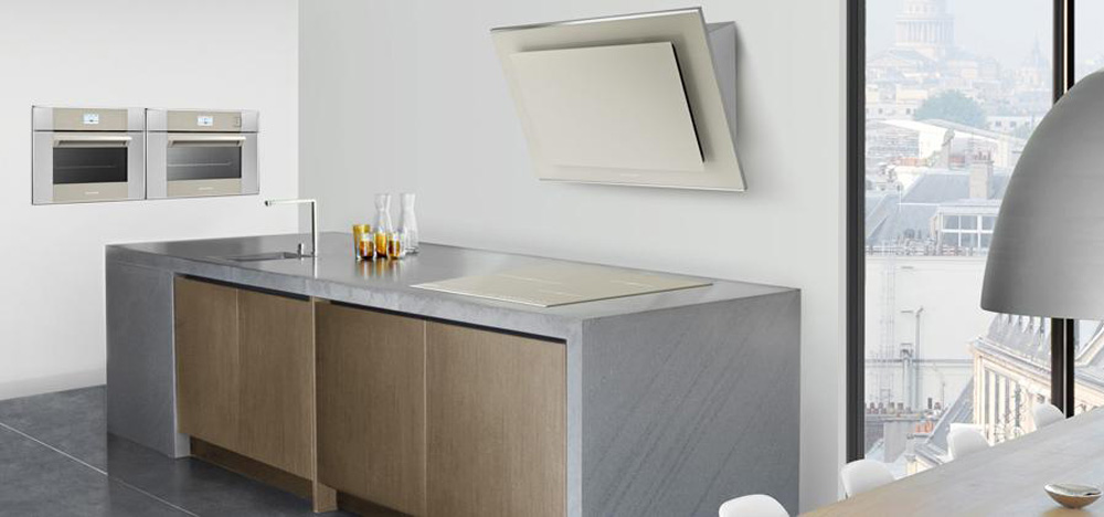 Белые вытяжки 90 см De Dietrich