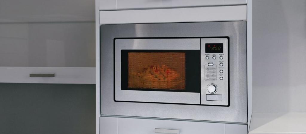 Серебристые микроволновые печи