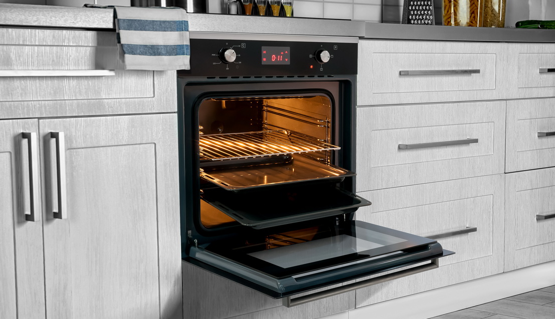 Встраиваемые черные электрические духовые шкафы Встраиваемые черные электрические духовые шкафы