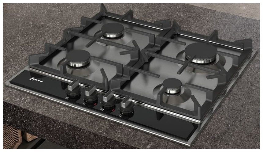 Встроенные газовые варочные панели Neff  Встроенные газовые варочные панели Neff