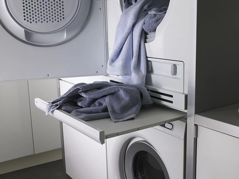 Как установить сушильную машину Asko в колонну 