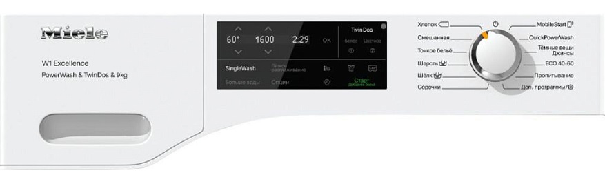 Обзор стиральной машины Miele WEI865 WPS