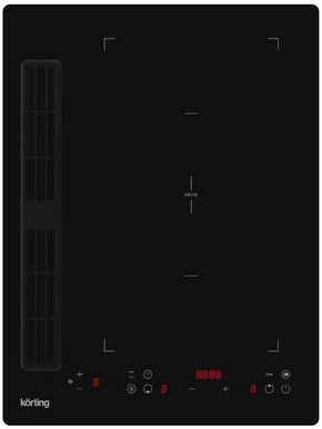 Индукционная варочная панель с интегрированной вытяжкой Korting HIBH 40980 NB фото