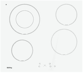 Варочная поверхность Korting HK 62001 BW Варочная поверхность Korting HK 62001 BW фото
