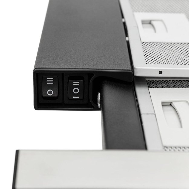 Встраиваемая вытяжка KRONA Kamilla slim 600 black/inox (1 мотор) (preview 2)