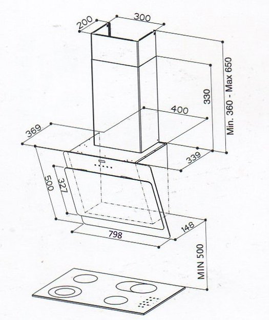 Вытяжка Faber Cocktail WH A80 EG8 (preview 7)