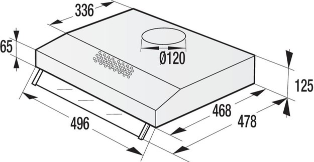 Вытяжка Gorenje WHU 529 EW/M (фото 5) Вытяжка Gorenje WHU 529 EW/M (preview 5)