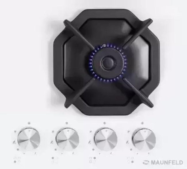 Газовая варочная панель MAUNFELD EGHG.64.23CW\G (фото 15) Газовая варочная панель MAUNFELD EGHG.64.23CW\G (preview 15)