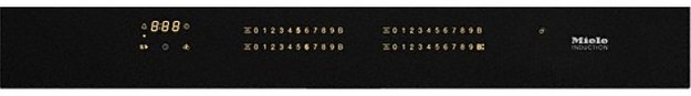 Индукционная панель конфорок с сенсорным управлением Miele KM7617 FX (фото 2) Индукционная панель конфорок с сенсорным управлением Miele KM7617 FX (preview 2)