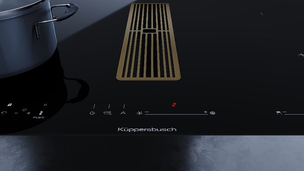 Варочная панель с вытяжкой Kuppersbusch KMI 8590.0 SR Gold (фото 7) Варочная панель с вытяжкой Kuppersbusch KMI 8590.0 SR Gold (preview 7)