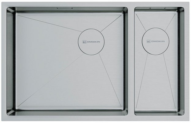 Мойка Omoikiri TAKI 69-2-U/IF SIDE IN-L (preview 1)