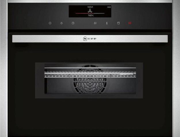 Компактный духовой шкаф с микроволнами и паром Neff C18QT27H0 (фото 1) Компактный духовой шкаф с микроволнами и паром Neff C18QT27H0 (preview 1)