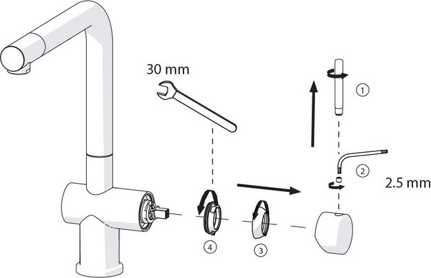 Смеситель Franke Neptune Evo nozzle черный матовый (preview 4)
