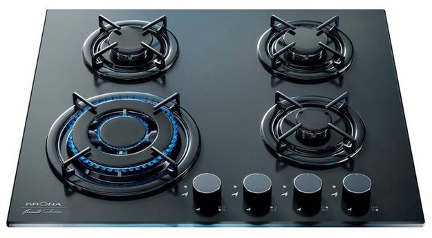 Газовая варочная поверхность KRONA CORTESIA 60 BL (фото 2) Газовая варочная поверхность KRONA CORTESIA 60 BL (preview 2)
