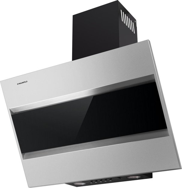 Кухонная вытяжка MAUNFELD Bridge 50 нержавеющая сталь\черное стекло (фото 2) Кухонная вытяжка MAUNFELD Bridge 50 нержавеющая сталь\черное стекло (preview 2)
