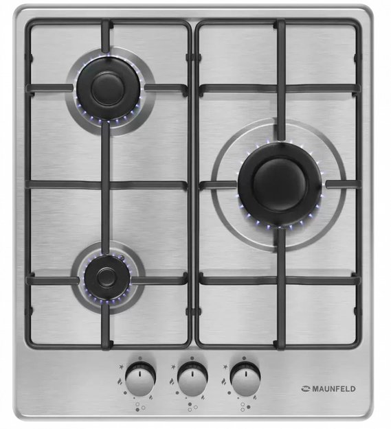 Газовая варочная панель MAUNFELD EGHS.43.3STS-ES/G (фото 1) Газовая варочная панель MAUNFELD EGHS.43.3STS-ES/G (preview 1)