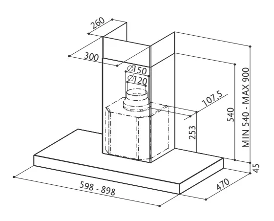 Вытяжка Faber BELLA EG8 X A90 FB EXP (фото 2) Вытяжка Faber BELLA EG8 X A90 FB EXP (preview 2)