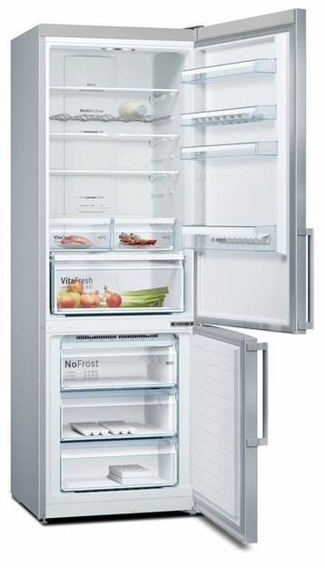 Холодильник с нижней морозильной камерой BOSCH KGN49XI2OR (фото 2) Холодильник с нижней морозильной камерой BOSCH KGN49XI2OR (preview 2)