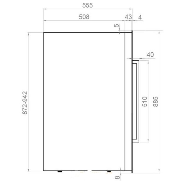 Встраиваемый винный шкаф Pando PVMAP 88-49 PAL (фото 5) Встраиваемый винный шкаф Pando PVMAP 88-49 PAL (preview 5)
