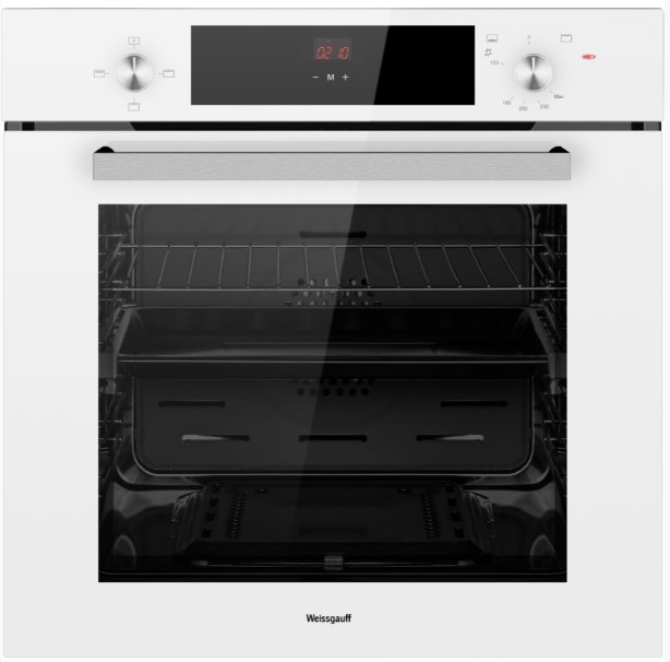 Газовый духовой шкаф Weissgauff WGO 702 D WHITE GLASS (preview 1)