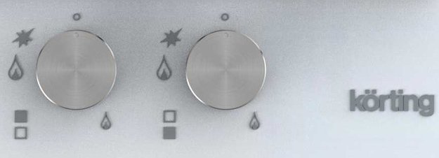 Газовая стеклянная варочная панель Korting HGG 3825 CW (preview 2)