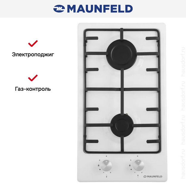 Газовая варочная панель MAUNFELD EGHE.32.3EW\G (preview 18)