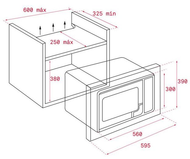 Встраиваемая микроволновая печь Teka ML 8200 BIS NIGHT RIVER BLACK (фото 2) Встраиваемая микроволновая печь Teka ML 8200 BIS NIGHT RIVER BLACK (preview 2)