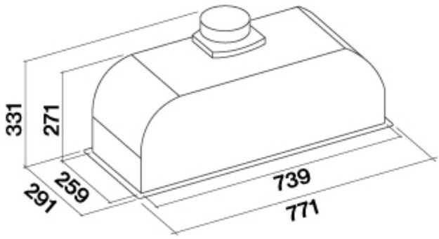 Встраиваемая вытяжка Falmec GRUPPO INCASSO PLUS 70 WH (фото 3) Встраиваемая вытяжка Falmec GRUPPO INCASSO PLUS 70 WH (preview 3)