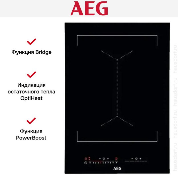 Варочная панель AEG IKE42640KB (preview 2)