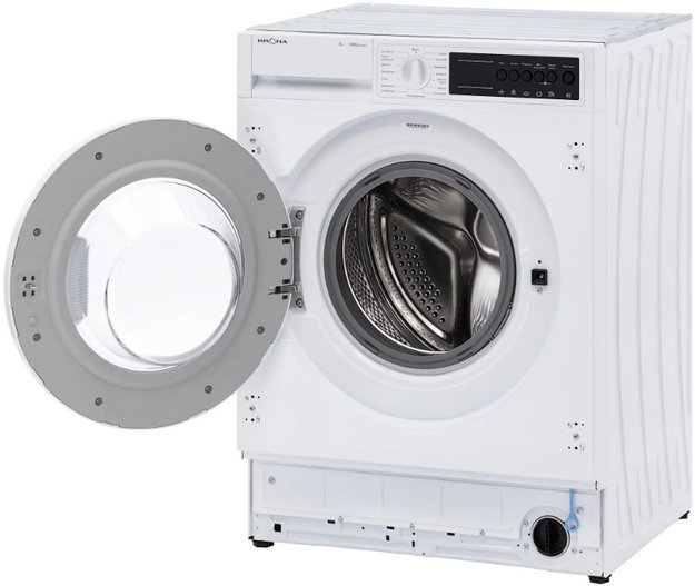 Встраиваемая стиральная машина KRONA ZIMMER 1400 8K WHITE (фото 3) Встраиваемая стиральная машина KRONA ZIMMER 1400 8K WHITE (preview 3)