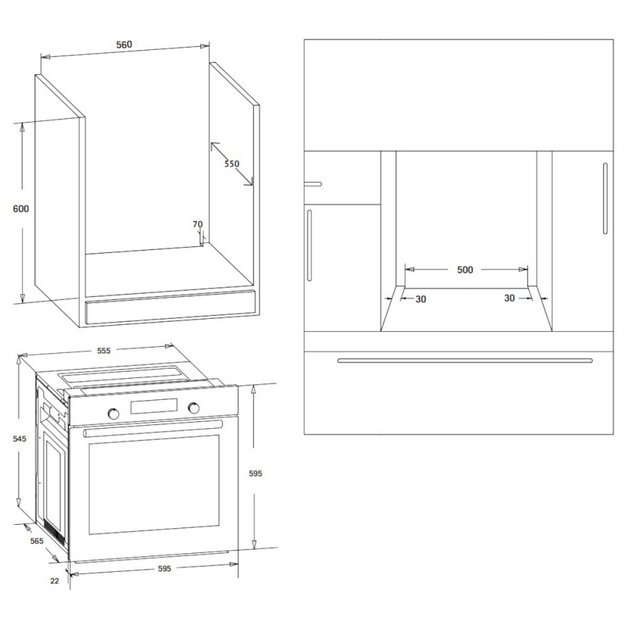 Электрический духовой шкаф Korting OKB 370 CMW (фото 5) Электрический духовой шкаф Korting OKB 370 CMW (preview 5)