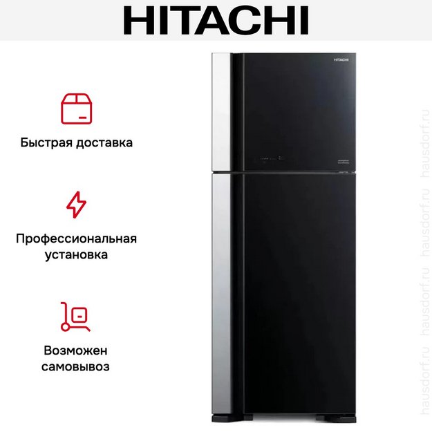 Холодильник Hitachi HRTN7489DFGBKCS (preview 5)