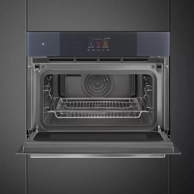 Компактный духовой шкаф с пароваркой шкаф Smeg SO4104APG (фото 8) Компактный духовой шкаф с пароваркой шкаф Smeg SO4104APG (preview 8)