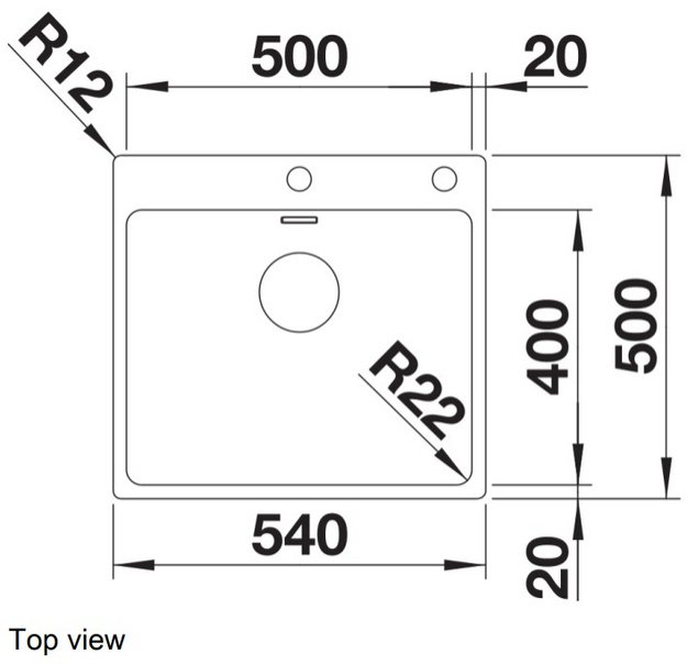 Мойка BLANCO ANDANO 500-IF/A нержавеющая сталь, клапан-автомат (фото 6) Мойка BLANCO ANDANO 500-IF/A нержавеющая сталь, клапан-автомат (preview 6)