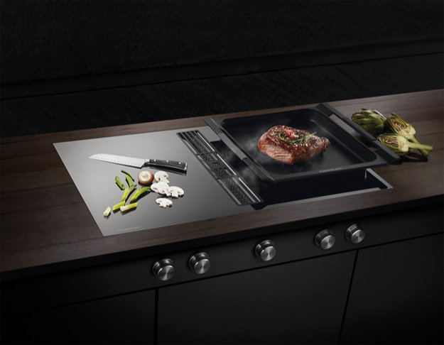 Варочная панель с вытяжкой Kuppersbusch KMI 9850.0 SR Black Chrome (фото 2) Варочная панель с вытяжкой Kuppersbusch KMI 9850.0 SR Black Chrome (preview 2)