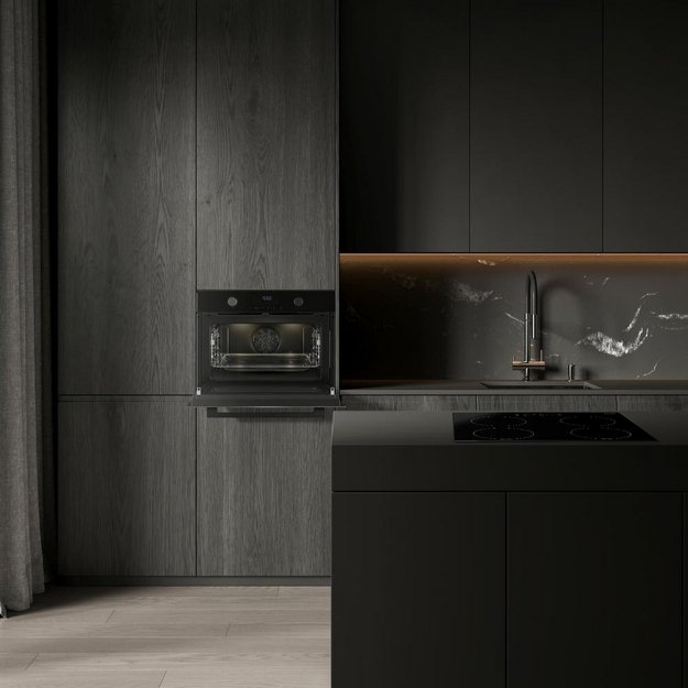 Компактный духовой шкаф с СВЧ Weissgauff OE 4551 DB Black Edition (preview 10)