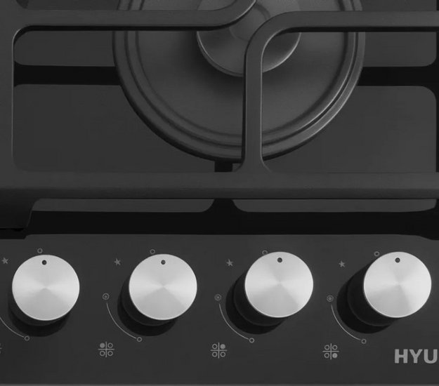 Газовая варочная панель Hyundai HHG 6438 BG (preview 4)