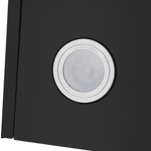 Кухонная вытяжка MAUNFELD Moon 60 черный\вставка сатин (фото 9) Кухонная вытяжка MAUNFELD Moon 60 черный\вставка сатин (preview 9)