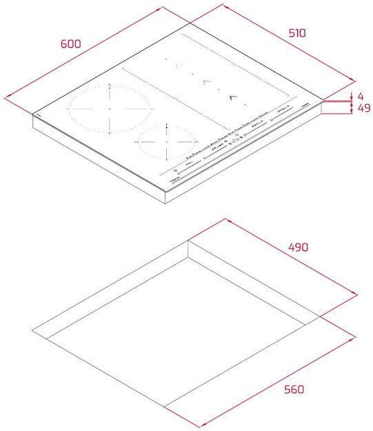 Индукционная варочная панель Teka IZS 66800 MST BLACK (фото 2) Индукционная варочная панель Teka IZS 66800 MST BLACK (preview 2)