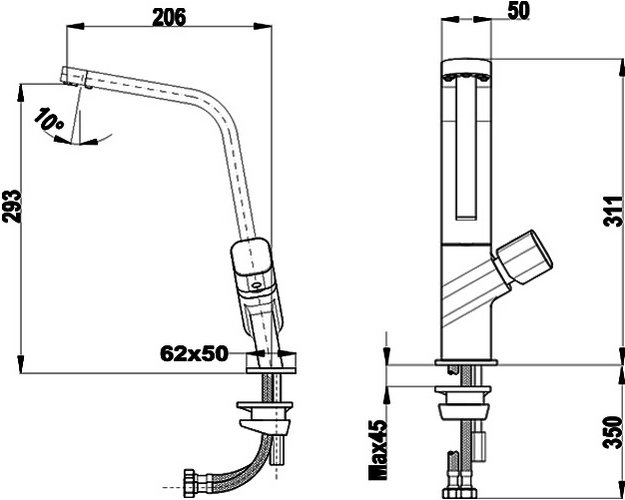 Смеситель Teka ICO 915 TITANIUM (preview 5)