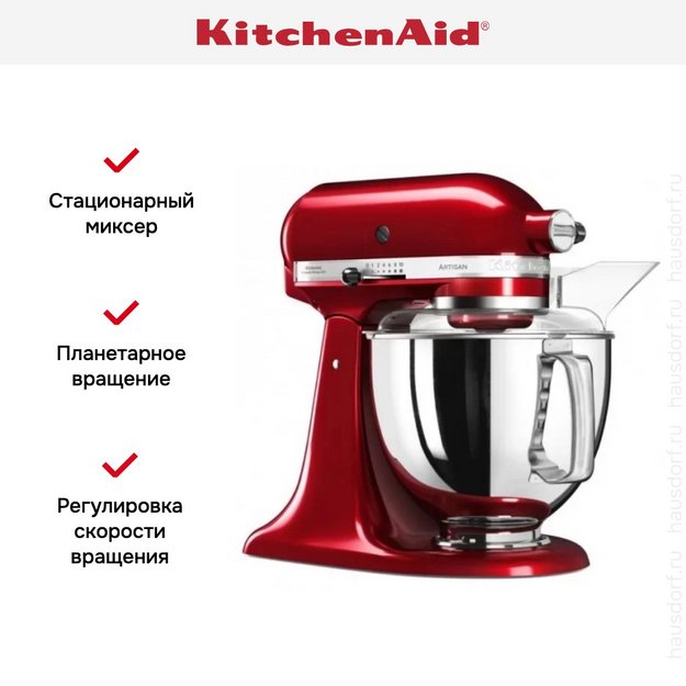 Миксер KitchenAid 5KSM175PSECA (preview 9)